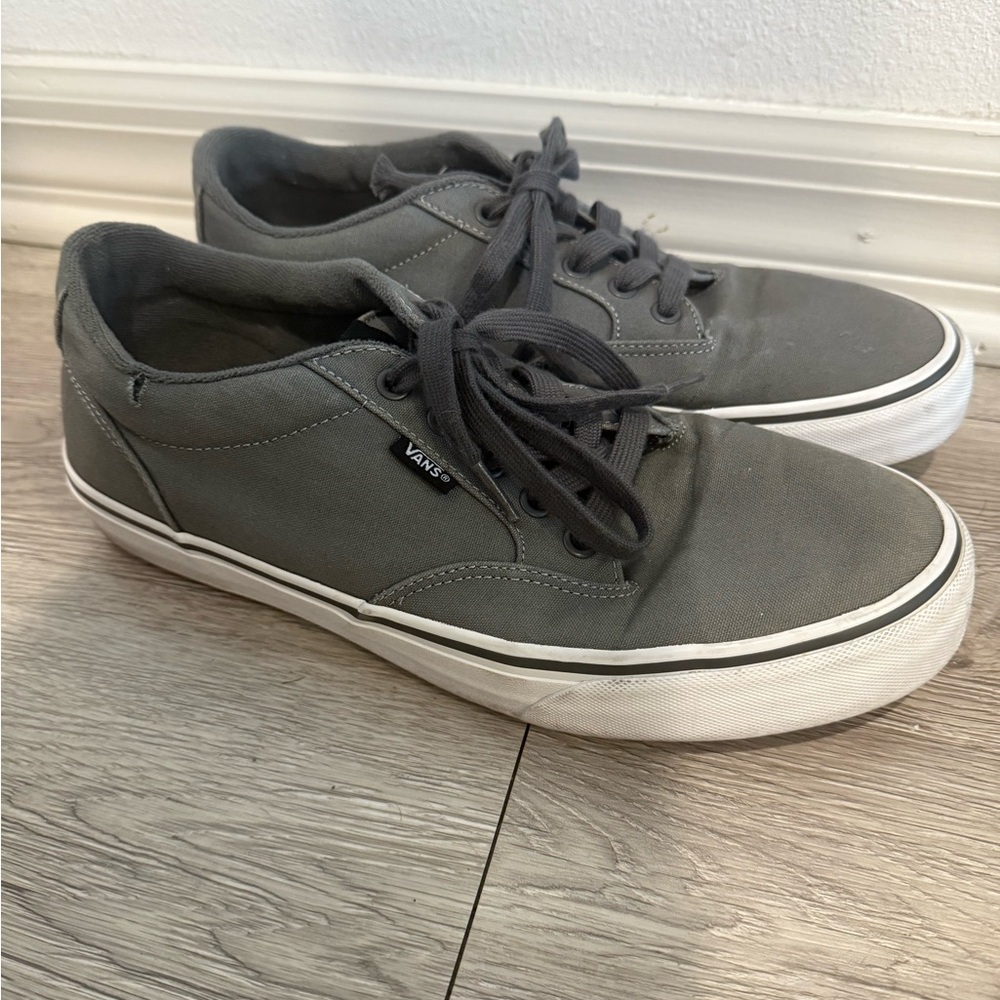Vans Men's Charcoal Canvas Sneakers